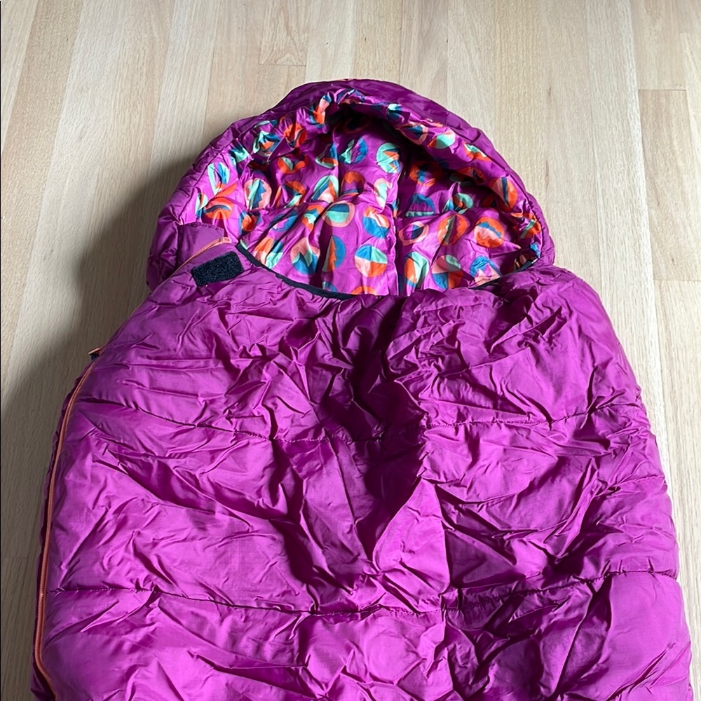 REI Kindercone Magenta kid’s sleeping bag
